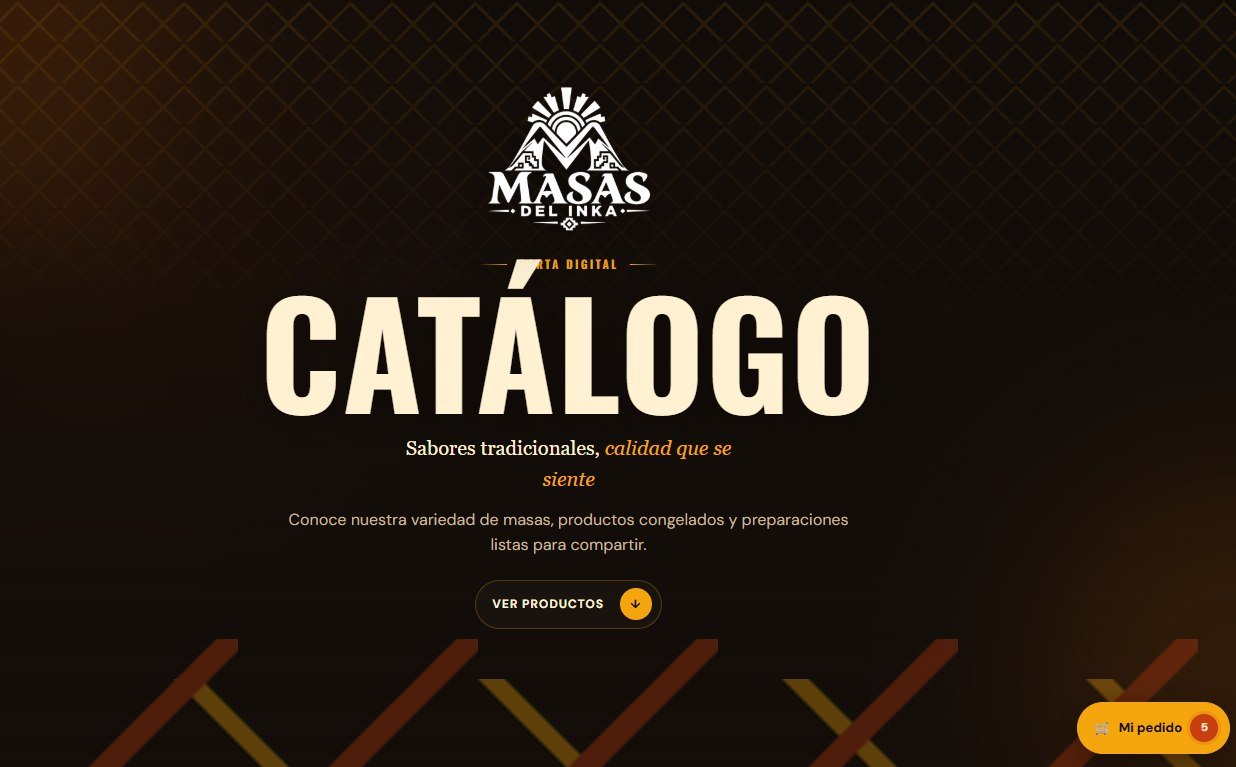 Updated cover of the virtual catalog developed for Masas del Inka