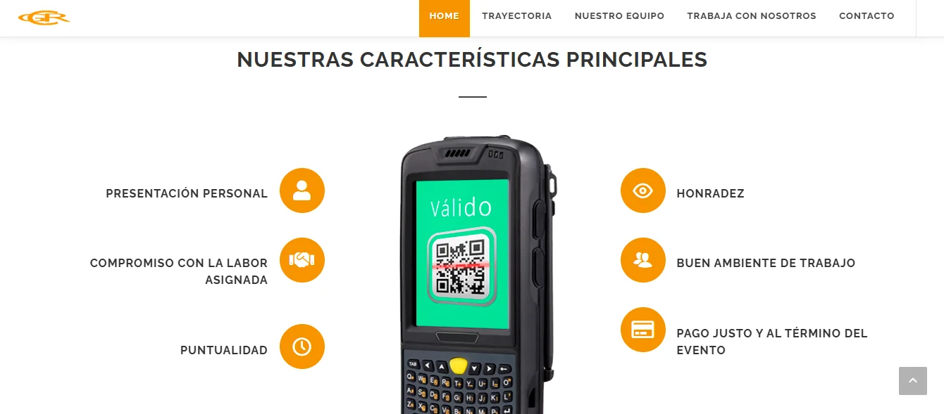 Presentación de las características principales del equipo GCR